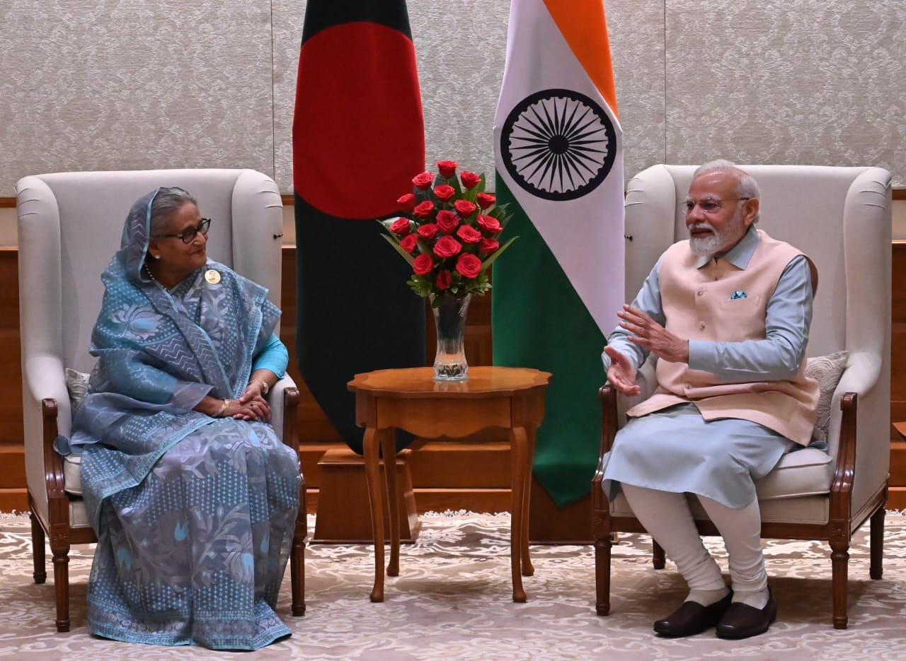 নির্বাচনে জয়লাভ করায় প্রধানমন্ত্রী শেখ হাসিনাকে শুভেচ্ছা জানিয়েছেন ভারতের প্রধানমন্ত্রী নরেন্দ্র মোদি