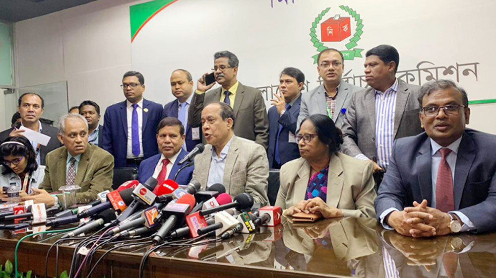 দ্বাদশ জাতীয় সংসদ নির্বাচনে ৪০ শতাংশ ভোট পড়েছে: সিইসি