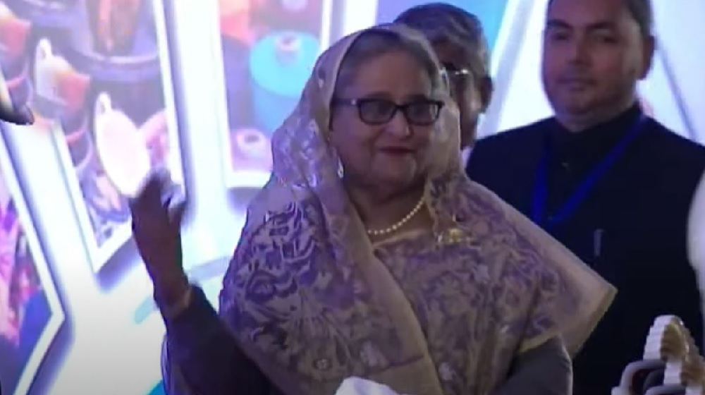 ঢাকা আন্তর্জাতিক বাণিজ্য মেলার আনুষ্ঠানিক উদ্বোধনী অনুষ্ঠানে যোগ দিয়েছেন প্রধানমন্ত্রী শেখ হাসিনা