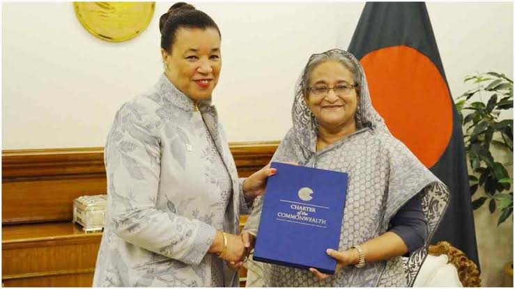 চতুর্থবারের মতো জয়লাভ করায় শেখ হাসিনাকে কমনওয়েলথ মহাসচিবের অভিনন্দন