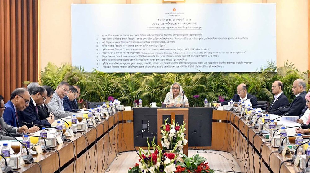 একনেক সভায় ৪ হাজার ৪৫৩ কোটি ২১ কোটি টাকা ব্যয়ে ৯টি প্রকল্পের অনুমোদন
