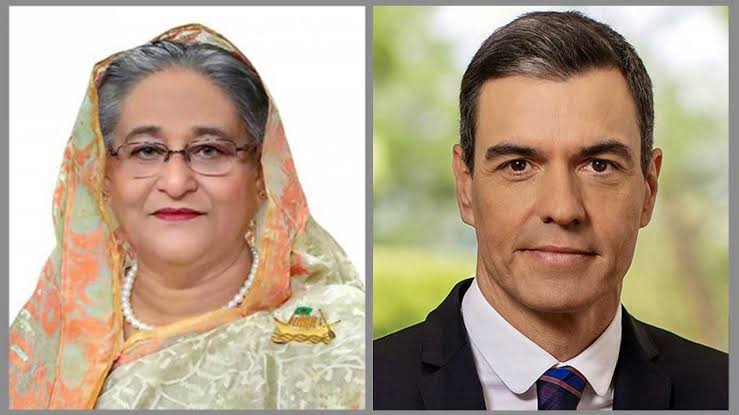 প্রধানমন্ত্রী শেখ হাসিনাকে অভিনন্দন জানিয়েছেন স্পেনের প্রেসিডেন্ট