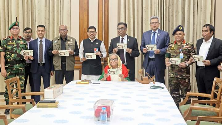 ঐতিহাসিক ৭ মার্চ উপলক্ষে স্মারক ডাকটিকিট অবমুক্ত করলেন প্রধানমন্ত্রী