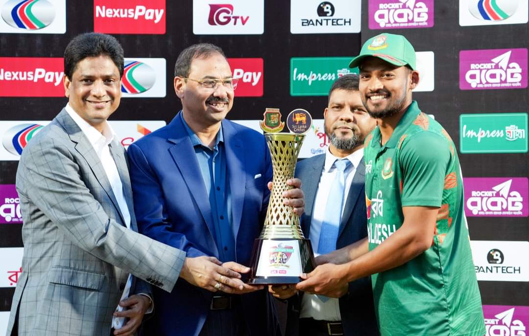 শ্রীলংকাকে হারিয়ে সিরিজ জিতল বাংলাদেশ