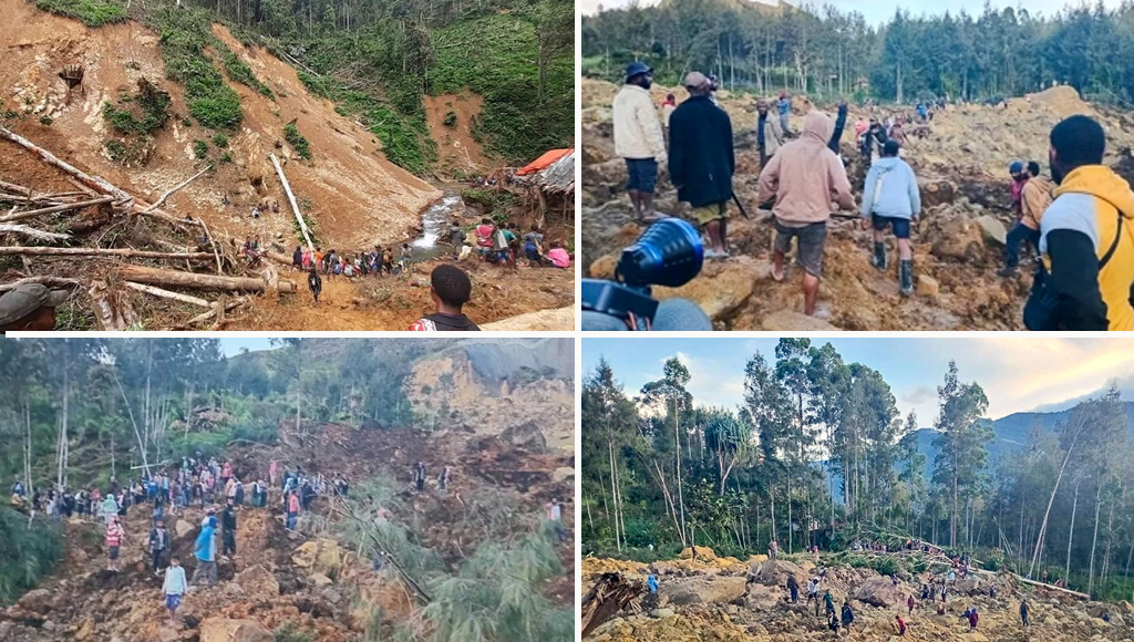 পাপুয়া নিউগিনিতে ভূমিধসে শতাধিক নিহত