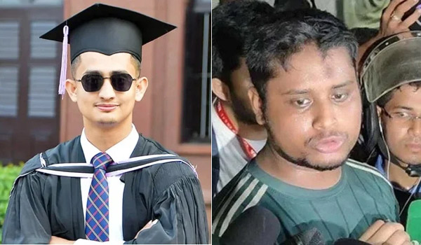 বৈষম্যবিরোধী ছাত্র আন্দোলনের সমন্বয়ক সারজিস আলম ও হাসনাত আব্দুল্লাহ  ডিবি হেফাজতে