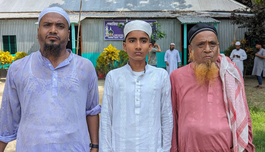 ১২ বছর বয়সে মোহাম্মদ বাইজিদ হাসান হাফেজ