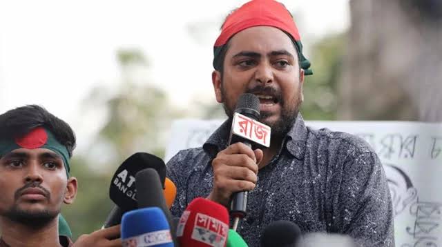 সরকারের সাথে আলোচনায় বসার পরিকল্পনা নেই : সমন্বয়ক নাহিদ