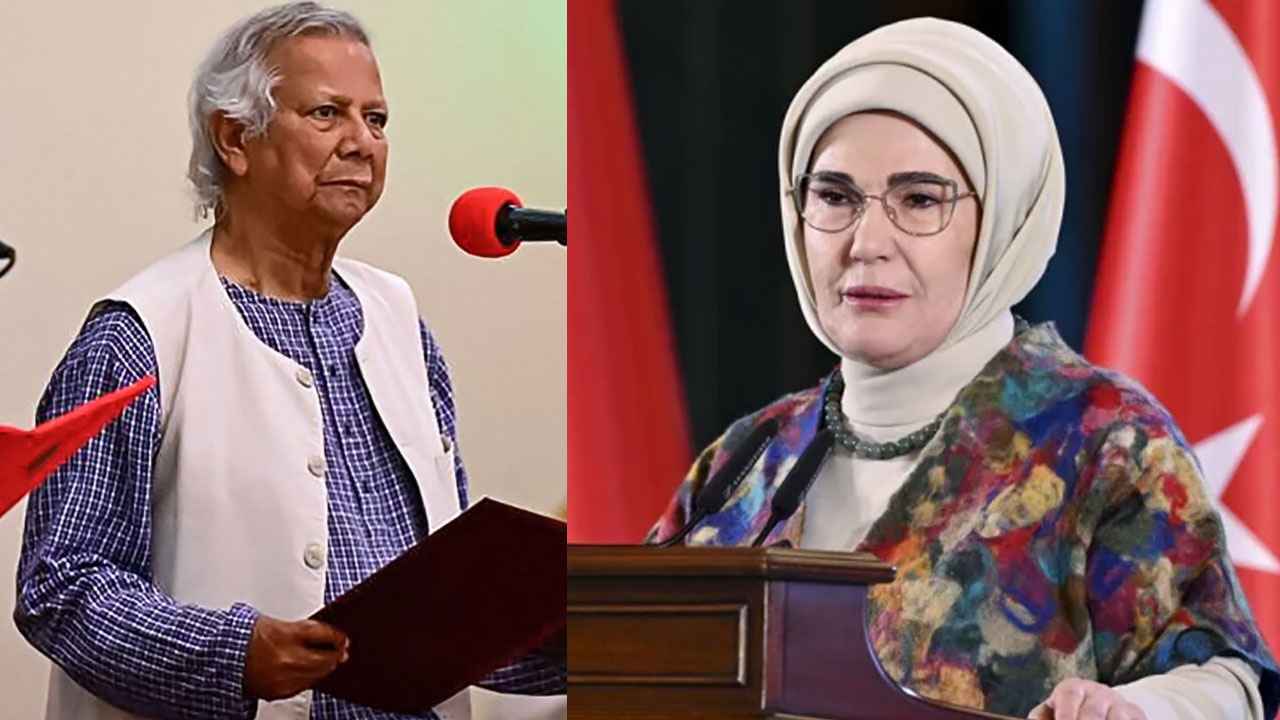 ড. মুহাম্মদ ইউনূসকে অভিনন্দন জানিয়েছেন তুরস্কের ফার্স্ট লেডি অ্যামিন এরদোয়ান