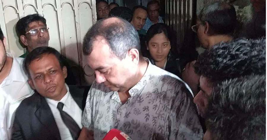 জামিনে কারামুক্ত হলেন সাবেক বন ও পরিবেশমন্ত্রী সাবের হোসেন চৌধুরী