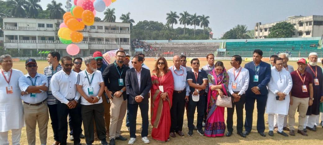 ফরিদপুরে জিয়া ক্রিকেট টুর্নামেন্ট লাল দলের জয় লাভ