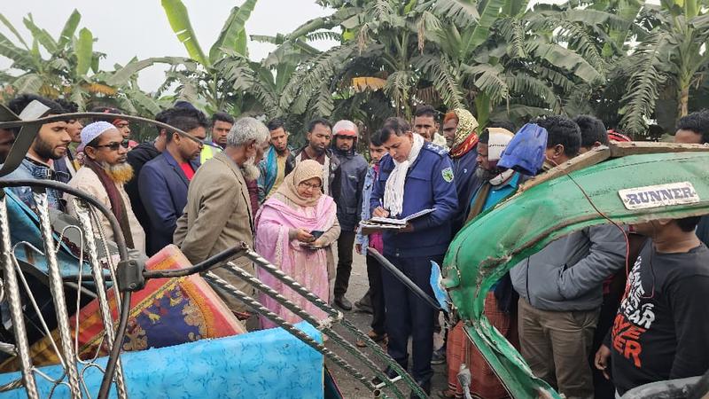 কিশোরগঞ্জে অটোরিকশা-কাভার্ডভ্যান সংঘর্ষে নারীসহ নিহত ৫