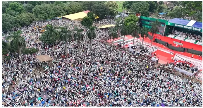 সোহরাওয়ার্দী উদ্যানে জামায়াতে ইসলামীর প্রথম পর্বের সমাবেশ শুরু হয়েছে