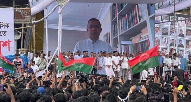 তারুণ্যের প্রথম ভোট ধানের শীষের জন্য হোক: তারেক রহমান
