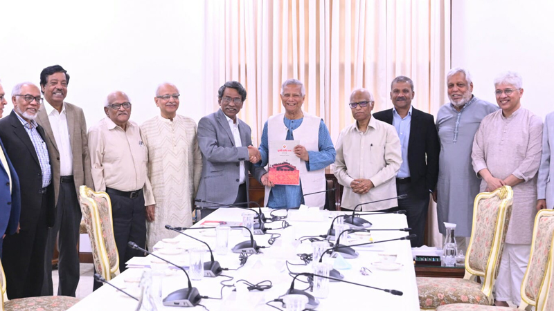 জুলাই সনদ বাস্তবায়নের উপায়ের সুপারিশ প্রধান উপদেষ্টার কাছে জমা