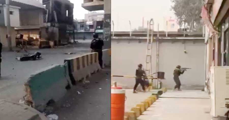 পাকিস্তানের পেশোয়ারে এফসি সদর দপ্তরে বন্দুকধারী ও আত্মঘাতী হামলা, বহু হতাহতের শঙ্কা