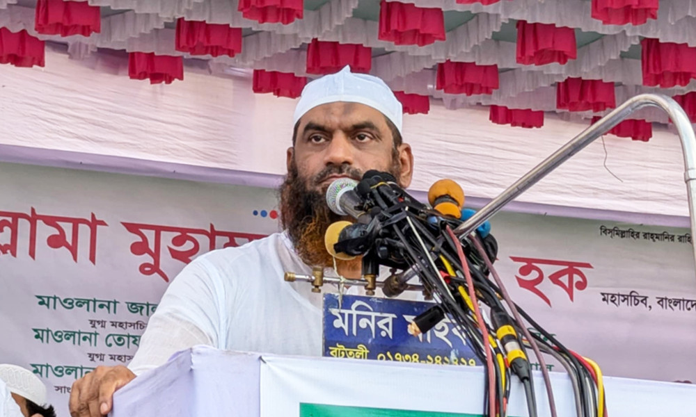 দেশে গণভোটের আগে কোনো কিছু হতে দেওয়া হবে না: মামুনুল হক
