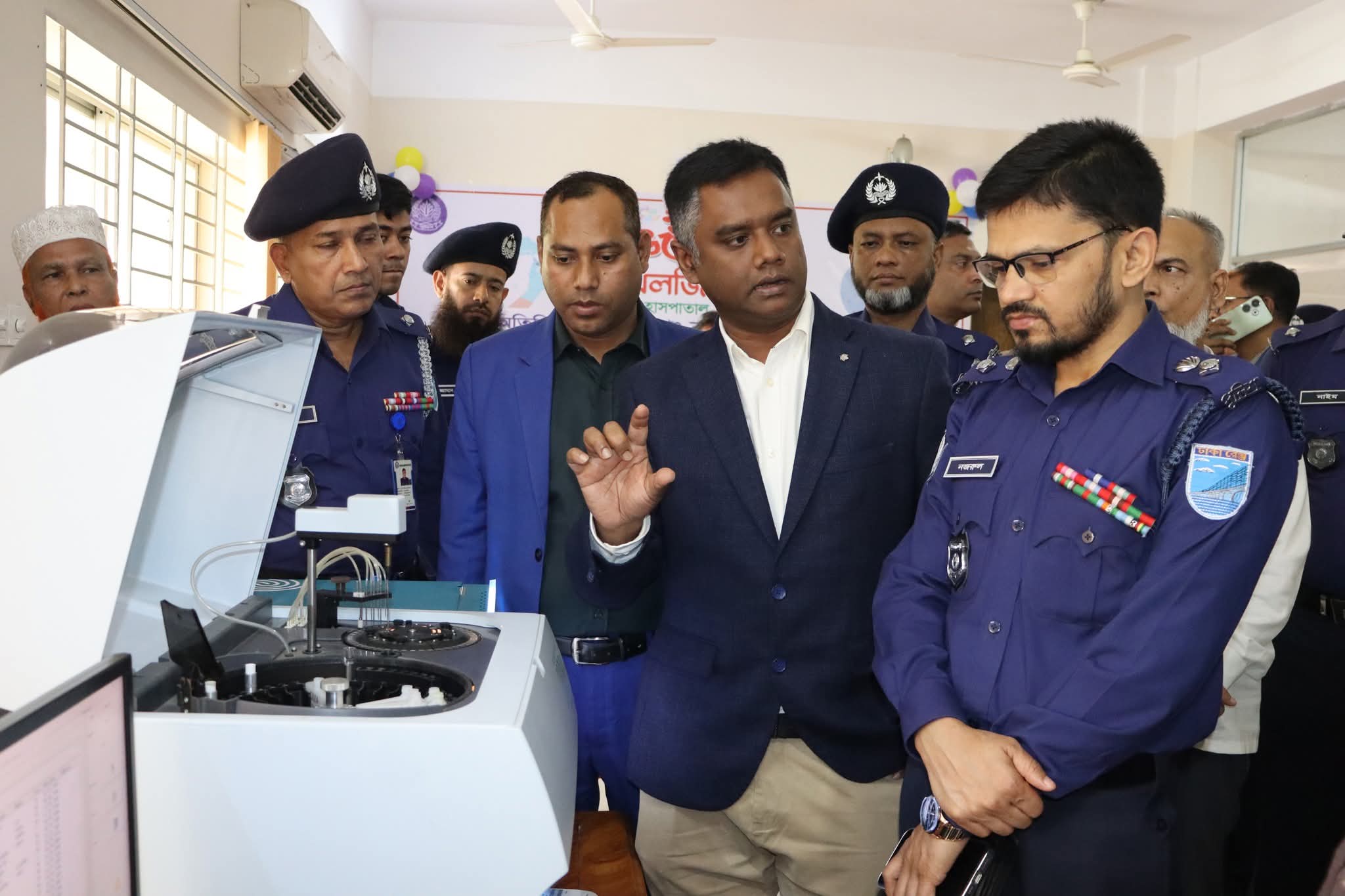 ফরিদপুর পুলিশ হাসপাতাল- এর প্যাথলজি বিভাগের শুভ উদ্বোধন