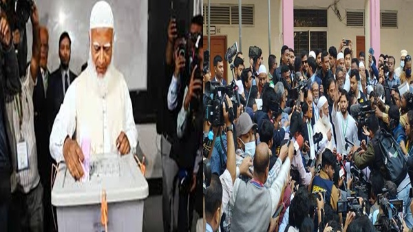 ভোট দিলেন জামায়াত আমির