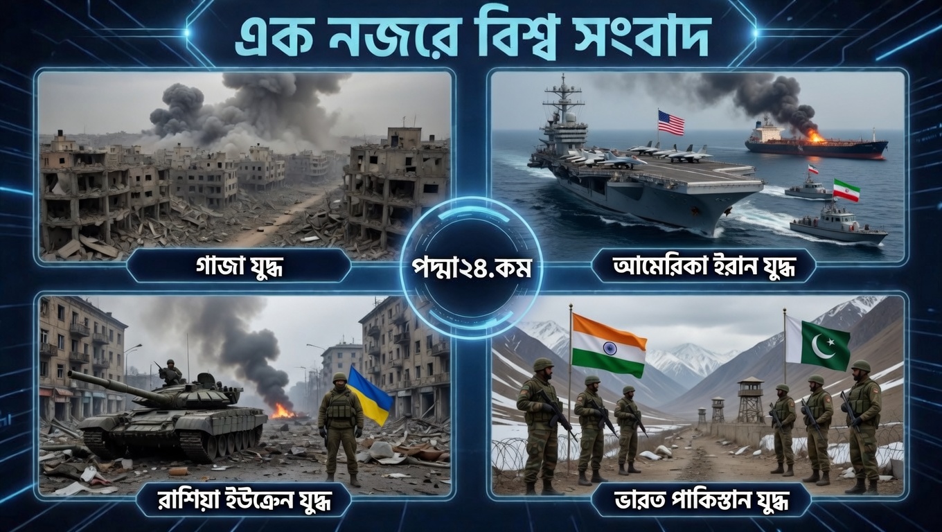 এক নজরে বিশ্ব সংবাদ: ৮ জুন ২০২৬
