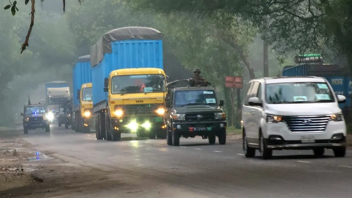 রাশিয়া থেকে আসা ইউরেনিয়ামের তৃতীয় চালান রূপপুর প্রকল্প এলাকায় পৌঁছেছে