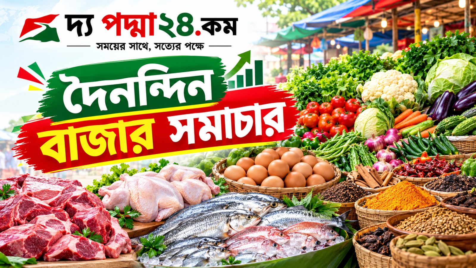 ডিমের দাম আবার বাড়ছে, সবজির দামে রয়েছে মিশ্র প্রবণতা